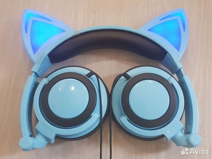 Наушники с кошачьими ушками для ребенка