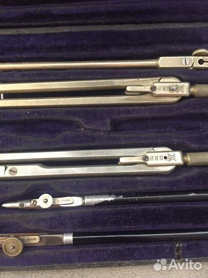 Антикварная готовальня «Е.С. Трындин и сыновья»