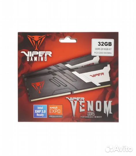 Оперативная память Patriot Viper Venom, 32 гб (2x1