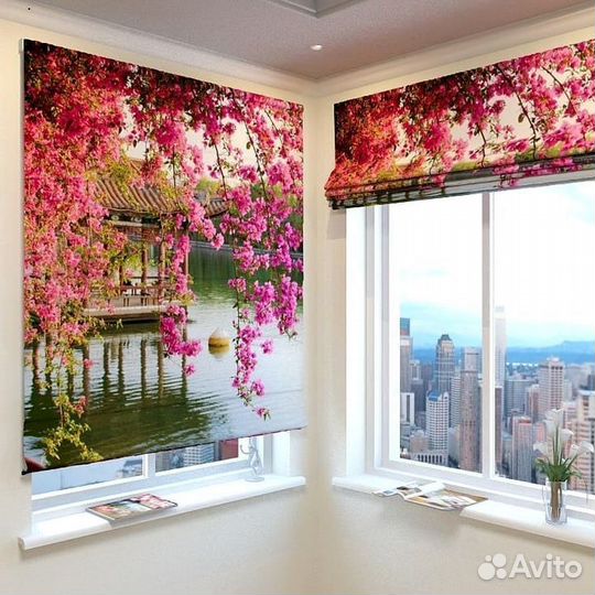 Рулонные шторы 2в1 на заказ