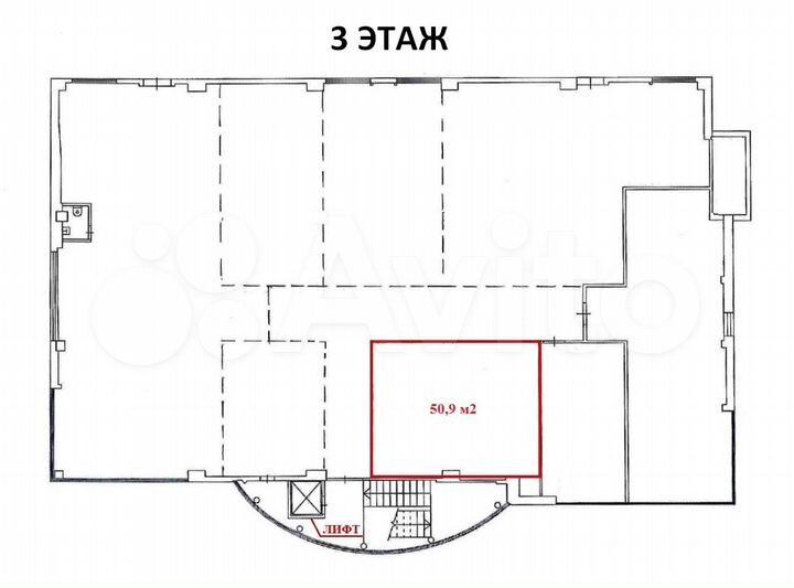 Торговая площадь, 50.9 м²