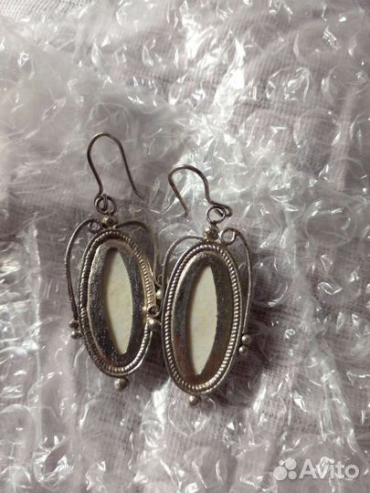 Серьги бижутерия винтаж СССР
