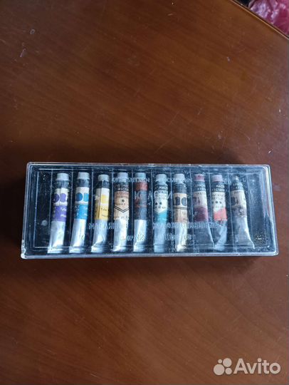 Старинные масляные краски художественные СССР