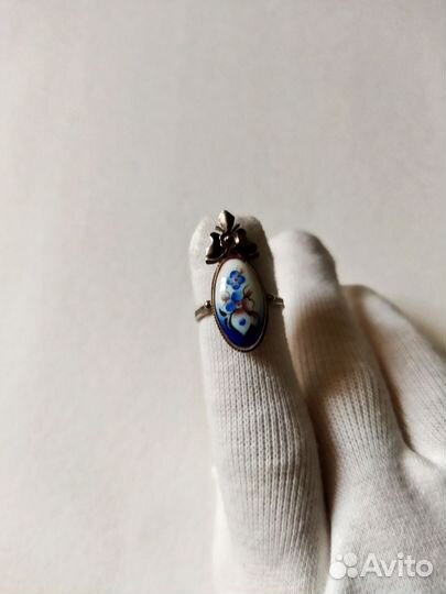 Кольцо финифть СССР