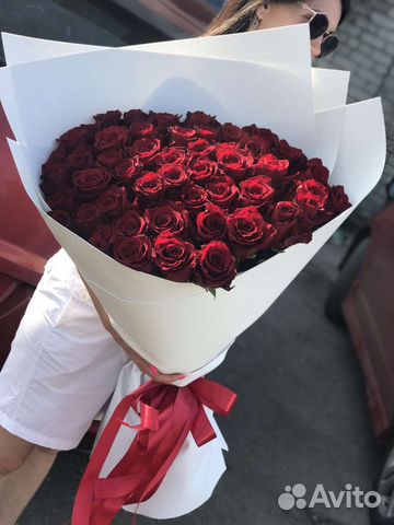 101 роза/51 роза Эквадор/Доставка