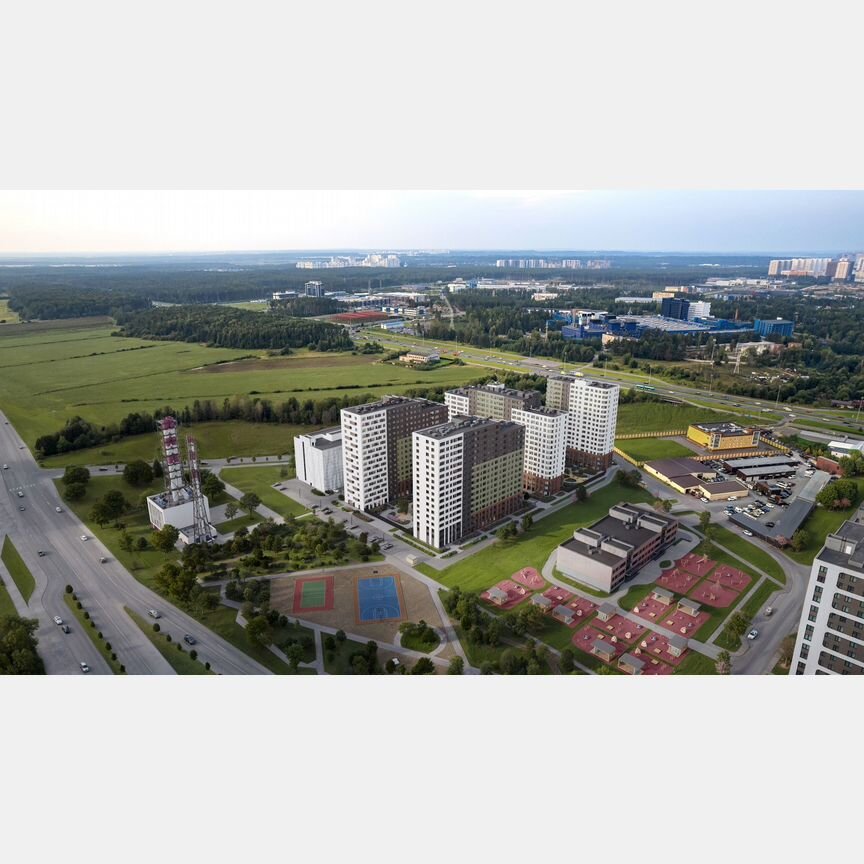 2-к. квартира, 65,4 м², 10/17 эт.