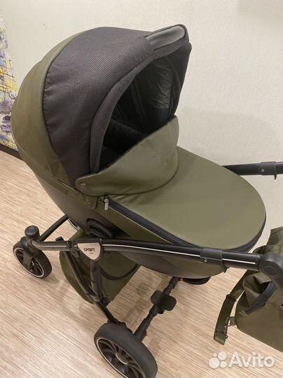 Коляска 2 в 1 anex sport эко кожа