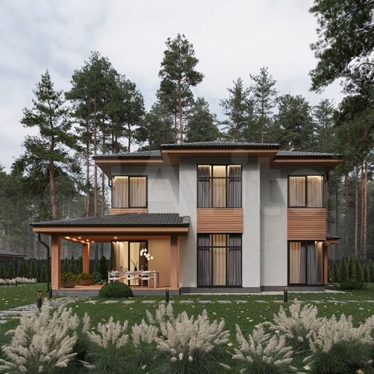 Дом 212,4 м² на участке 14,2 сот.