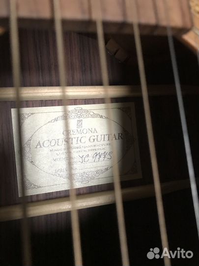 Акустическая гитара Cremona JC 977 S