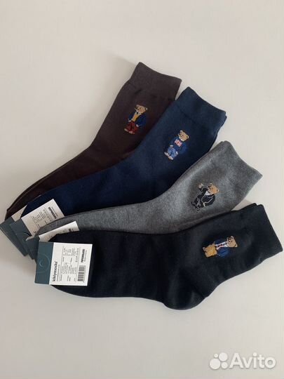 Носки с мишками комплект 4 пары