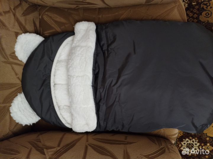 Зимний конверт в коляску