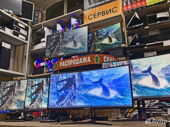 Любые мониторы под игры, в офис, дом