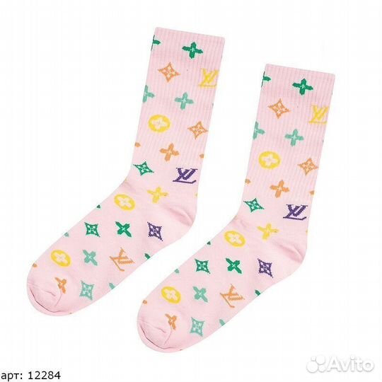 Носки Louis Vuitton Розовые