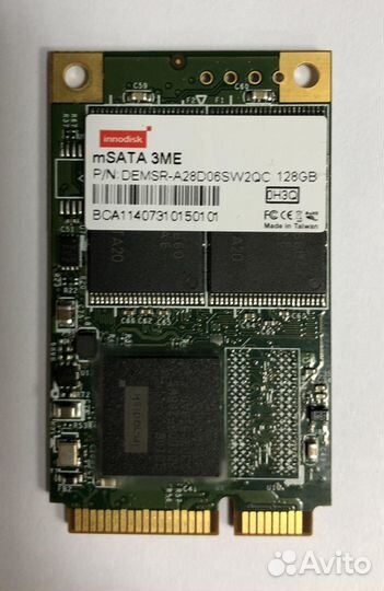 Промышленный SSD mSata Диск 128Gb