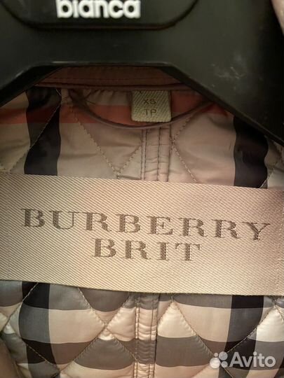 Стеганный плащ-пальто, куртка Burberry, оригинал