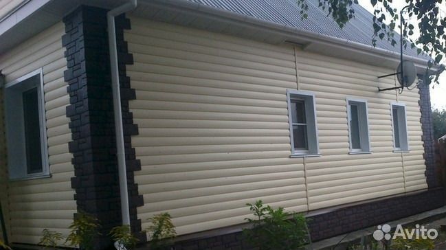 Сайдинг Блок-хаус RAL 1014 слоновая кость