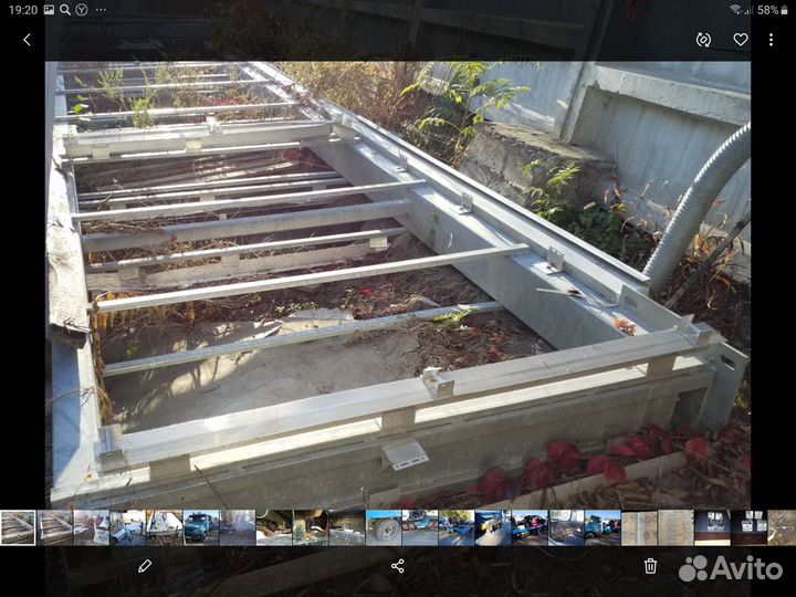 Стелла металлическая рекламная каркасная