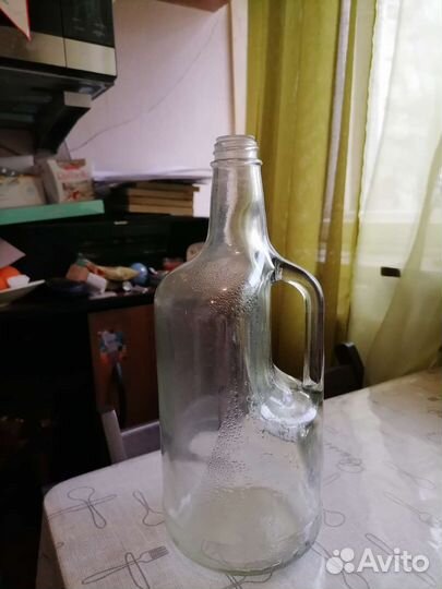 Бутылка стеклянная 1,75 литра
