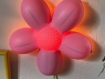 Ночник светильник цветок икеа розовый