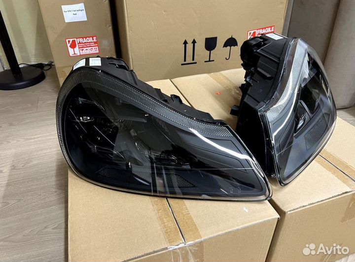 Фары светодиодные Порш Кайен 957