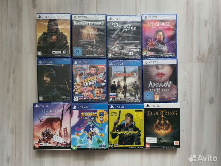 Новые диски на playstation 4 playstation 5