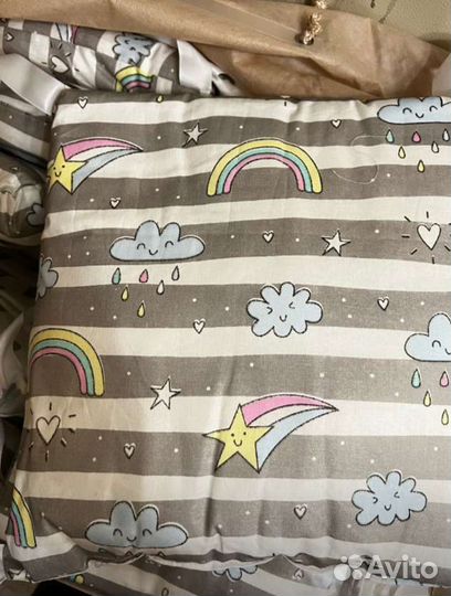 Бортики в детскую кроватку