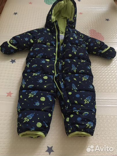Зимний комбинезон для мальчика 74