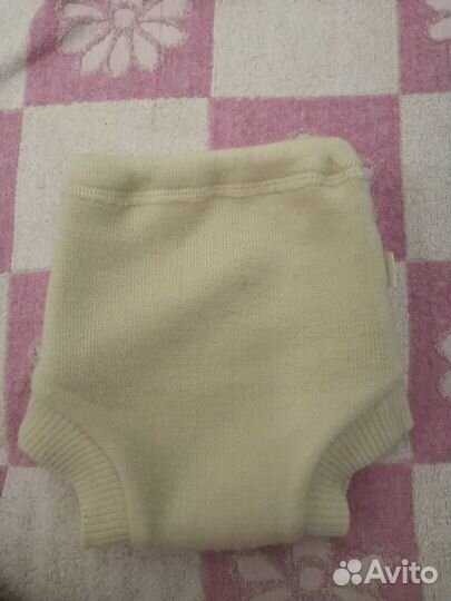 Пеленальные мериносовые штанишки mamalino