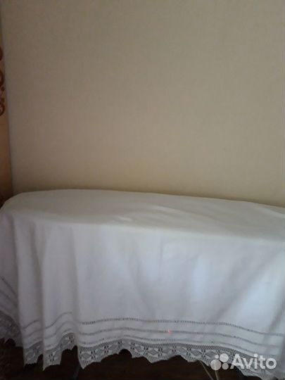 Скатерти льняные с мережкой