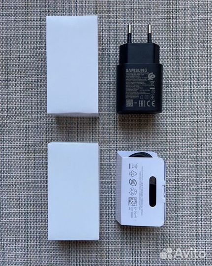 Блок + кабель samsung быстрая зарядка