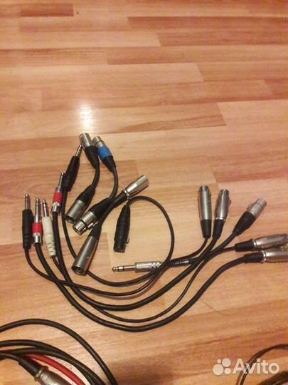 Провода микрофонные и гитарные