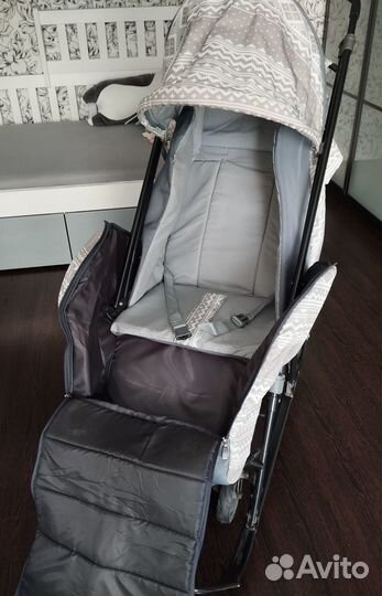 Детские санки коляска