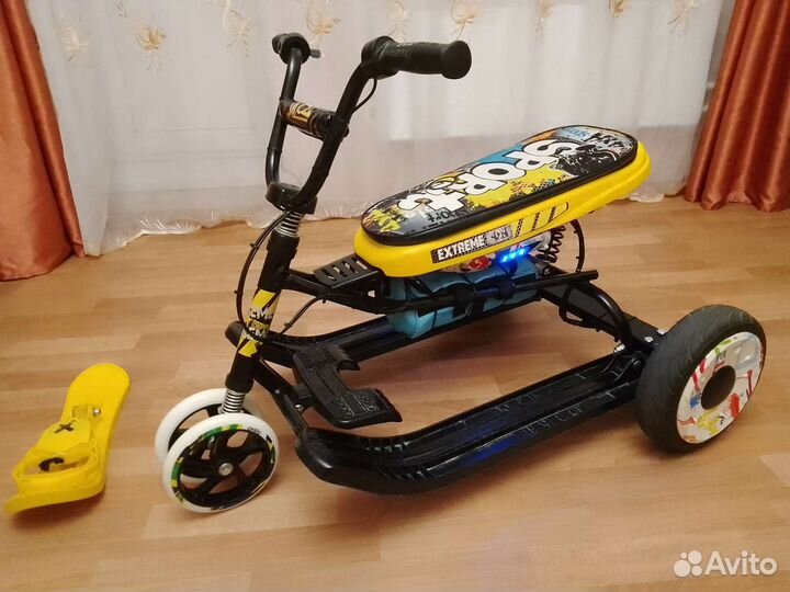 Электроснегокат - трайк (зима+лето)