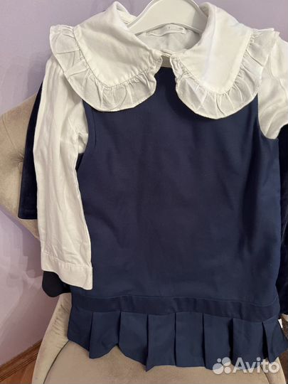 Сарафан и блузка для школы