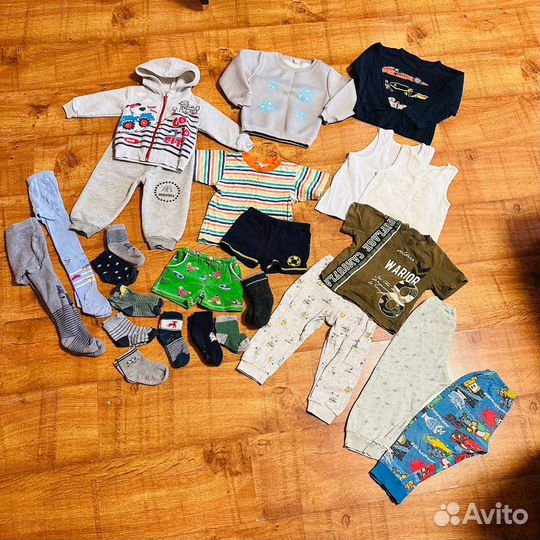 Детские вещи пакетом одежда на мальчика 74-80-86