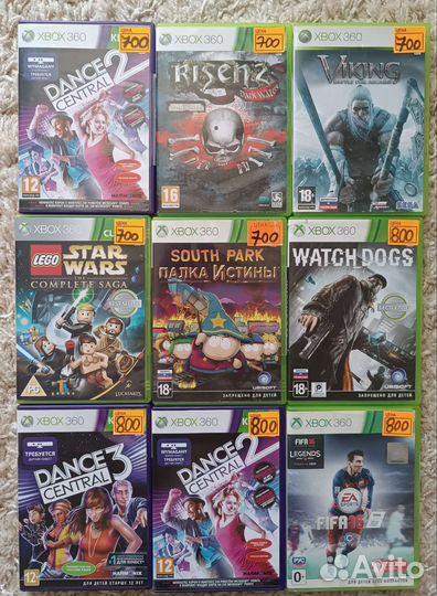 Лицензионные игры диски на xbox 360