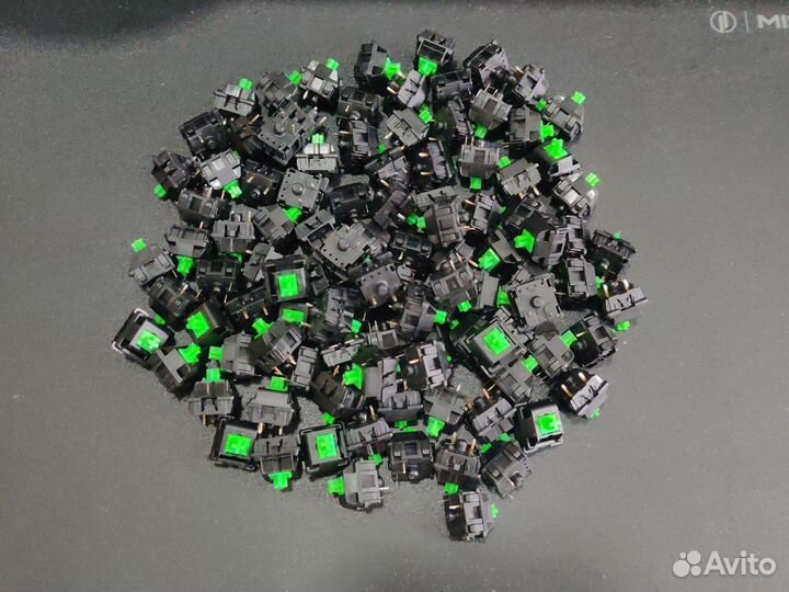Razer green switch chroma, 104 шт