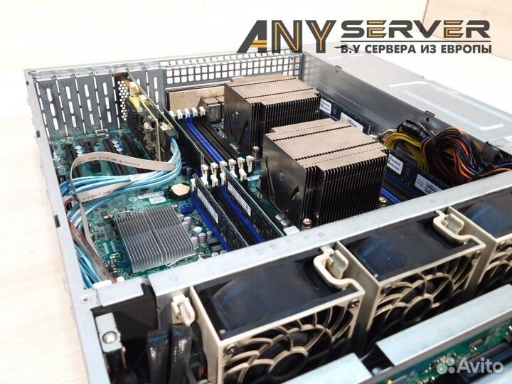 Сервер Supermicro 6027R 2x E5-2640v2 64Gb 12LFF