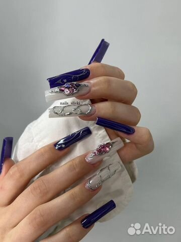 Маникюр наращивание ногтей