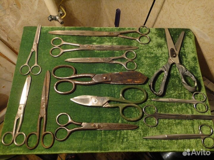 Ножницы Старинные Советские СССР Портные Швейные