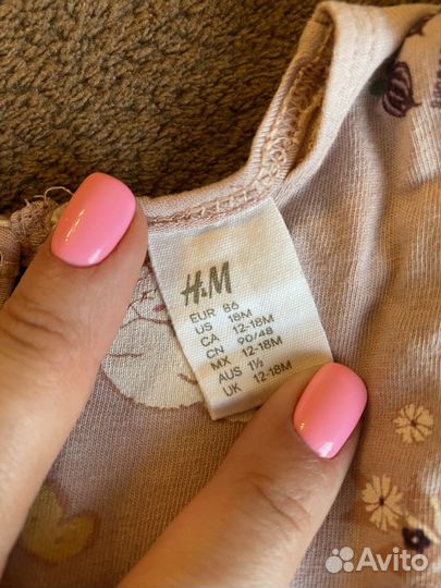 Платья для девочки hm 86 (два)