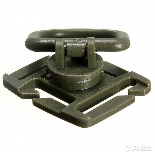 Вертлюжная D-образная кольцевая пряжка