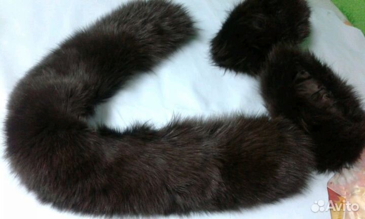 Воротник песец и чернобурки