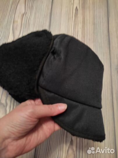 Шапка ушанка на овчине