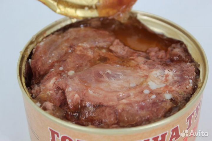 Говядина тушеная высший сорт 325 грамм 27 год