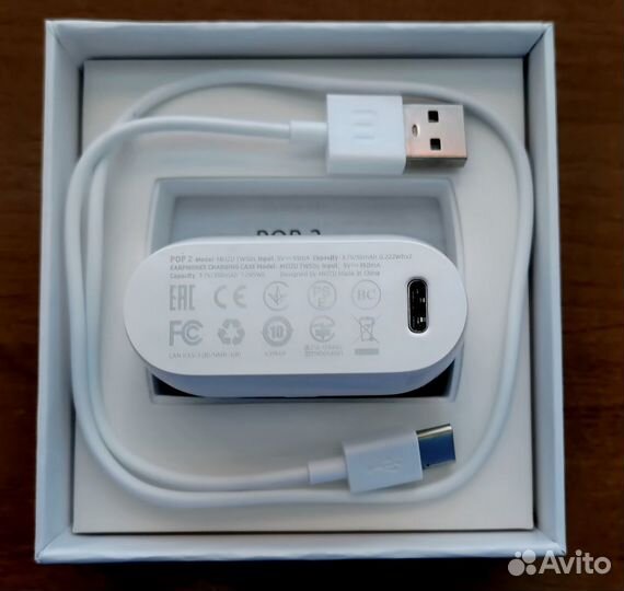 Беспроводные наушники с кейсом Meizu pop 2