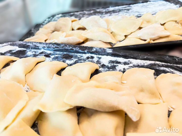 Вареники домашние с картошкой, творогом