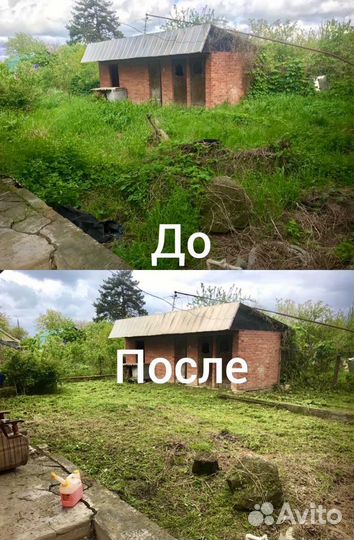 Покос Травы, Спил Деревьев, Расчистка участка
