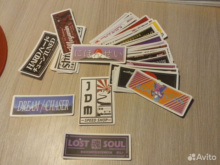 Наклейки JDM