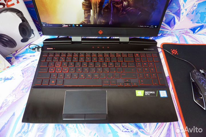 Мощный игровой ноутбук HP / GTX